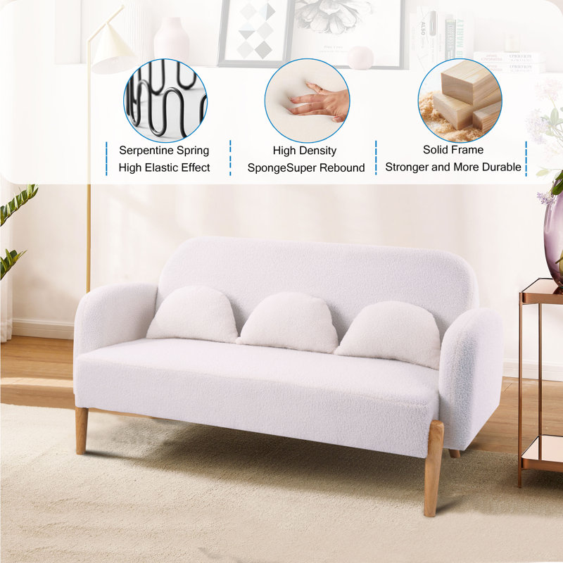 Mercer41 Neubert 59.1'' Upholstered Sofa Wayfair